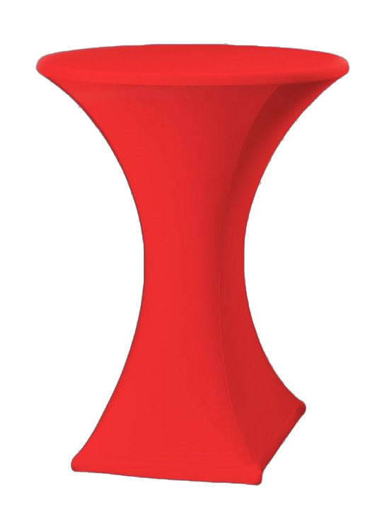 Noleggio TOVAGLIA Cocktail Lycra rosso/bordeaux per Mangia In Piedi Bistrot diam. cm 60 a Milano